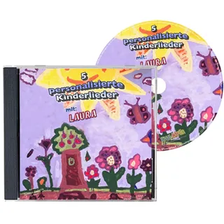 Personalisierte Kinderlieder CD - Jedes Lied gesungen mit Vorname Ihres Kindes - Neue Texte auf bekannten Melodien / Mutmach-Lied - Lob-Lied - Trost-Lied - Aufwach-Lied - Geburtstags-Lied