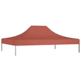 vidaXL Partyzelt-Dach 4x3 m Terrakotta-Rot 270 g/m2