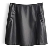 Opus Minirock in Leder-Optik, Black, 34