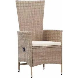 vidaXL Gartenmöbel-Set 9-tlg. Beige