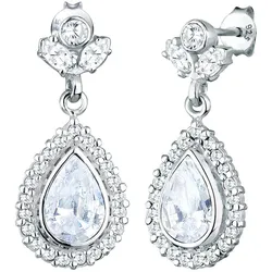 Elli Tropfen Glamour Eleganz Zirkonia 925 Silber Ohrringe   Damen 