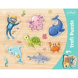 TREFL 31309 Rahmen-Puzzle - Unterwasserwelt