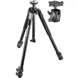 Manfrotto Alu Stativ MT190X3 + MHXPRO-BHQ6 XPRO Kopf mit Top Lock