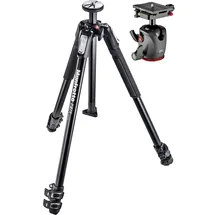 Manfrotto Alu Stativ MT190X3 + MHXPRO-BHQ6 XPRO Kopf mit Top Lock