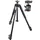 Manfrotto Alu Stativ MT190X3 + MHXPRO-BHQ6 XPRO Kopf mit Top Lock