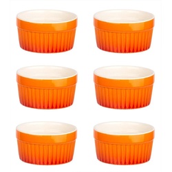 BigDean Dessertschale Ragout Fin-Schalen Ofenfeste Förmchen Keramik Creme Brulee Souffle, Keramik, (6-tlg) 9 cm x 5 cm