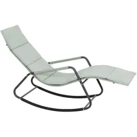 Siena Garden Aliano Schaukelliege 143 x 57 x 81 cm Grün