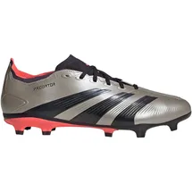 adidas Predator League FG Platinum Metallic / Aurora Black / Turbo 46    