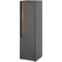 Home Affaire CITY/GIRON Hochschrank 34 x 114 cm Grau Kunststoff