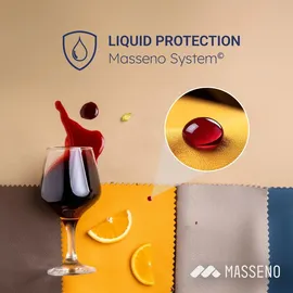 masseno Ecksofa NOLA L-S mit Schlaffunktion L-Form, Sofa mit Bettkasten, Wohnzimmersofa, Couch, Soffa, Bettsofa, Couchgarnitur- Lila, Monolith 62