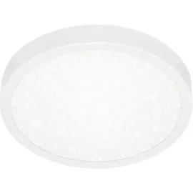 Brilo LED Deckenleuchte Sternenhimmel 18,5w Weiß Metall-kunststoff Ø28cm Brilo Ner