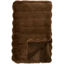 House Nordic Lærke Plaid 130 x 180 cm Braun