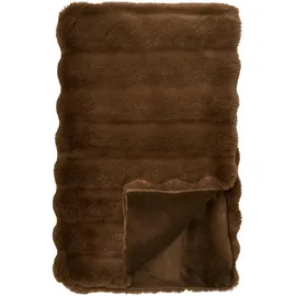 House Nordic Lærke Plaid 130 x 180 cm Braun