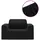 vidaXL Sofahusse Stretch Schwarz 100% Polyester