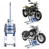 HINOPY Motorradheber, 680kg Hydraulisch Motorrad Hebebühne Motorradhebebühne Montagebock, Blau