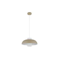 GLOBO Lighting Pendelleuchte Hängelampe sandfarben Esstischlampe Küchenleuchte, Glas opal,