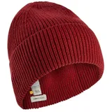 CAMEL ACTIVE Beanie aus einem Baumwoll-Kaschmir Mix in Bernsteinrot | Gr.: onesize