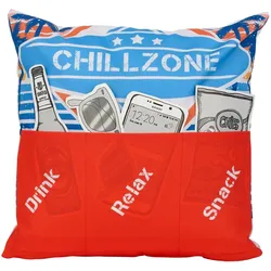 Outdoor Kissen mit Taschen - Chillzone