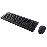 Trust Primo Kabellose Tastatur Maus enthalten RF Wireless QWERTY US Englisch Schwarz