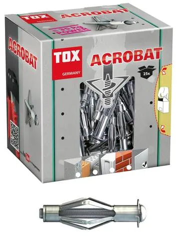 Preisvergleich Produktbild TOX Metall-Hohlraumdübel Acrobat M6x37 mm