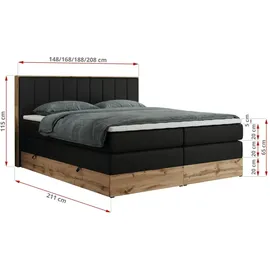 MKS Bellissimo King 140 x 200 cm H3 Schwarz