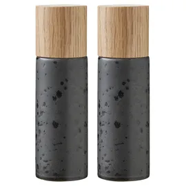 Bitz Salz- & Pfeffermühle Set 2-tlg. 17 cm schwarz