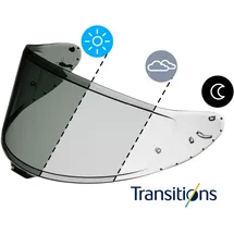 Shoei CWR-F2PN Visier One Size Grau