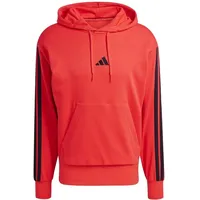 Adidas Herren Kapuzensweat Essentials 3-Streifen, PURRUB/BLACK, XXL