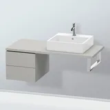 Duravit L-Cube Seitenschrank, 2 Auszüge, LC583600707,