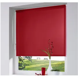 K-HOME Seitenzugrollo Thermorollo 40 x 200 cm Rot