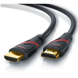 CSL HDMI-Kabel 2.1 15 m rot/schwarz
