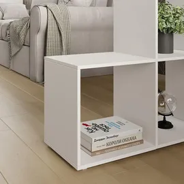Vicco Treppenregal Aramis Weiß, 138 x 143 cm, 10 Fächer