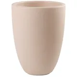 8 seasons Design LED Pflanzkübel 39 x 51cm, Shining Curvy Pot M (Sand) E27, warmweißes Licht – wetterfest – beleuchteter Blumentopf für außen (Garten, Terrasse, Balkon) und innen