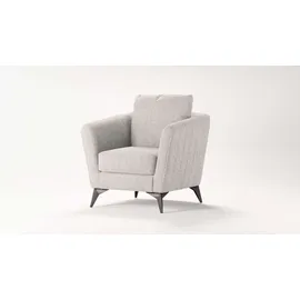 Home Affaire Cocktailsessel HOME AFFAIRE "MATTHEW Sessel, Maße B/T/H: 83/85/88 cm", beige (hellbeige), B:83cm H:88cm T:85cm, 100% Polyester, Sessel, Cocktailsessel, modern, mit Rückenkissen