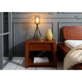 Massivmoebel24 Nachtschrank Akazie 60 x 40 x 50 cm Braun