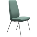 Stressless® Polsterstuhl Laurel, High Back, Größe L, mit Beinen aus Stahl in Chrom matt grün