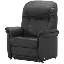 HIMOLLA Sessel 7706 Leder 101 x 112 x 101 cm Schwarz elektrisch