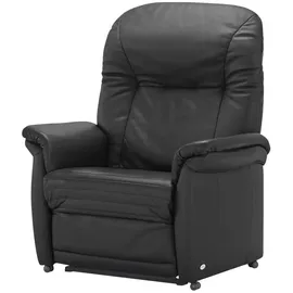 HIMOLLA Sessel 7706 Leder 101 x 112 x 101 cm Schwarz elektrisch