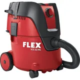 Flex Akku-Sicherheitssauger 18 V mit manueller Filterabreinigung VCE 22 L MC 2x18.0 (handlicher und kompakter Sauger, mit großen Rädern) 531637