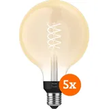 Philips Hue Filamentlampe White Globe XL E27 - 2023 - Fünferpack