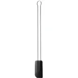 Rösle Teigschaber schwarz 26 cm schmal, Edelstahl 18/10, -30°C bis +200°C, Spülmaschinengeeignet
