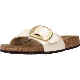 Birkenstock Madrid Big Buckle Birko-Flor graceful pearl white 40