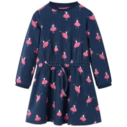 Kinderkleid Marineblau 104