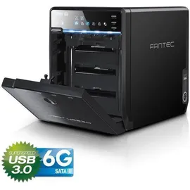 Fantec QB-35US3-6G schwarz 4x3,5 SATA HDD USB3.0 eSATA
