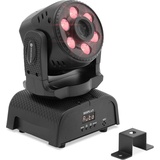 Singercon Moving Head Disco-Licht Partylicht Partybeleuchtung RGBW 7 LED 60 W, Moving Head
