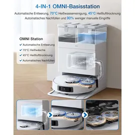 Ecovacs DEEBOT T30C PRO OMNI Gen2 Weiß