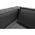 s-style möbel Modernes Ecksofa Porto aus Grau Cord und weichem Sitz,