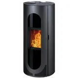 Haas+Sohn Pelletofen HSP 4.0-F3-02 schwarz-glänzend KV 8,5 kW