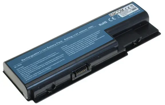 Akku für EMACHINES E 520, wie 3UR18650-2-T0092, 4UR18650F-2-CPL-ICL50, 934T2180F, 4400 mAh