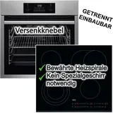 AEG Backofen-Set Glaskeramikkochfeld